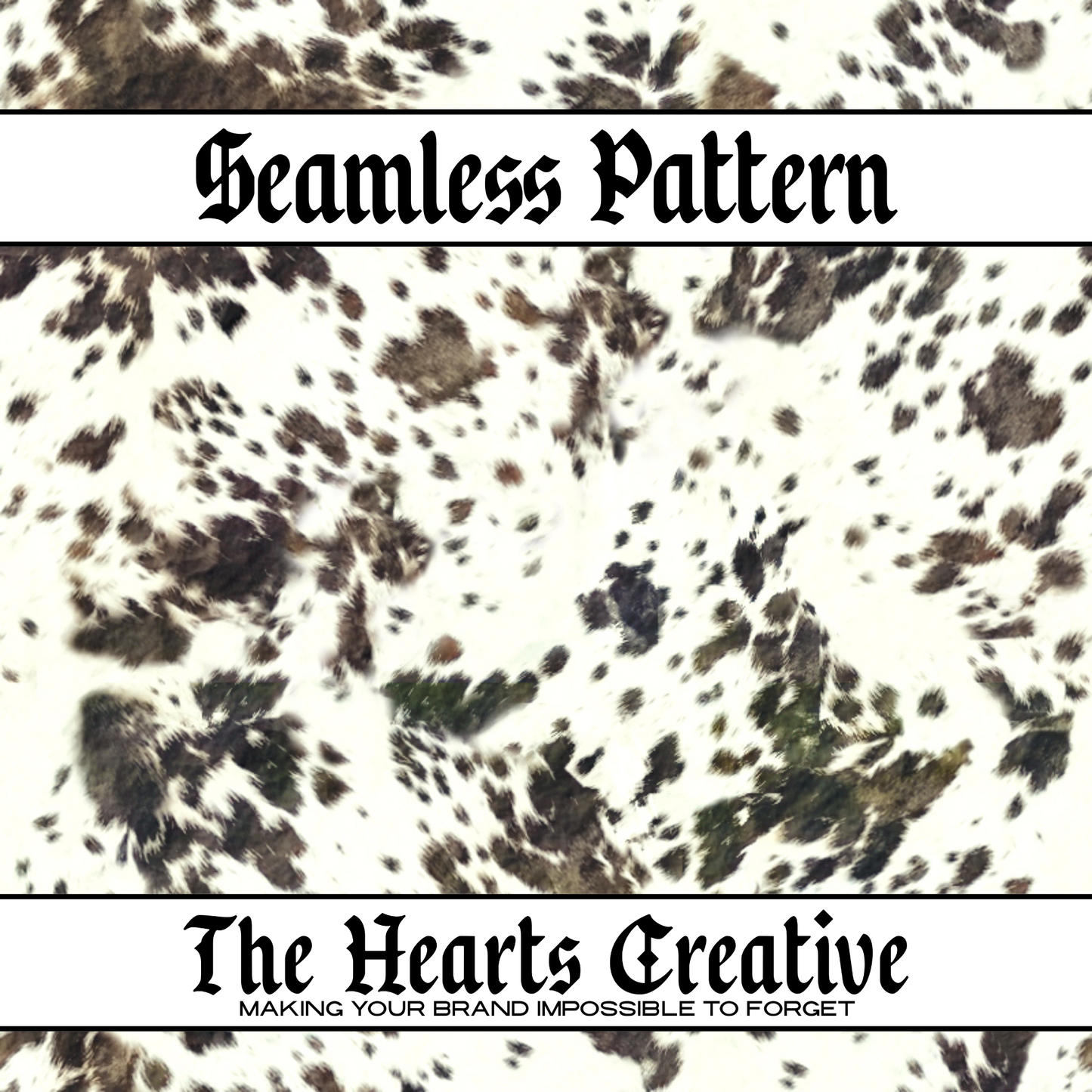 brown and white cow spots seamless pattern for fabric printing and sublimation