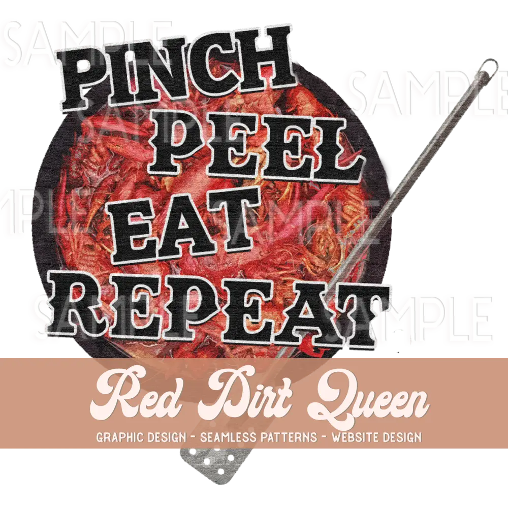 Crawfish Pinch Peel Eat Repeat