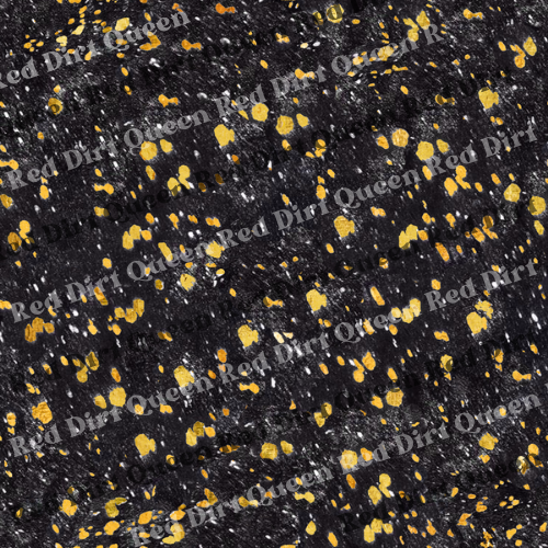 Cowhide Seamless Pattern - Black & Yellow Metallic Cowhide