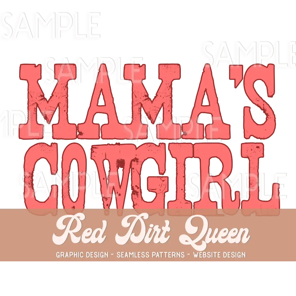 Mamas Cowgirl Distressed