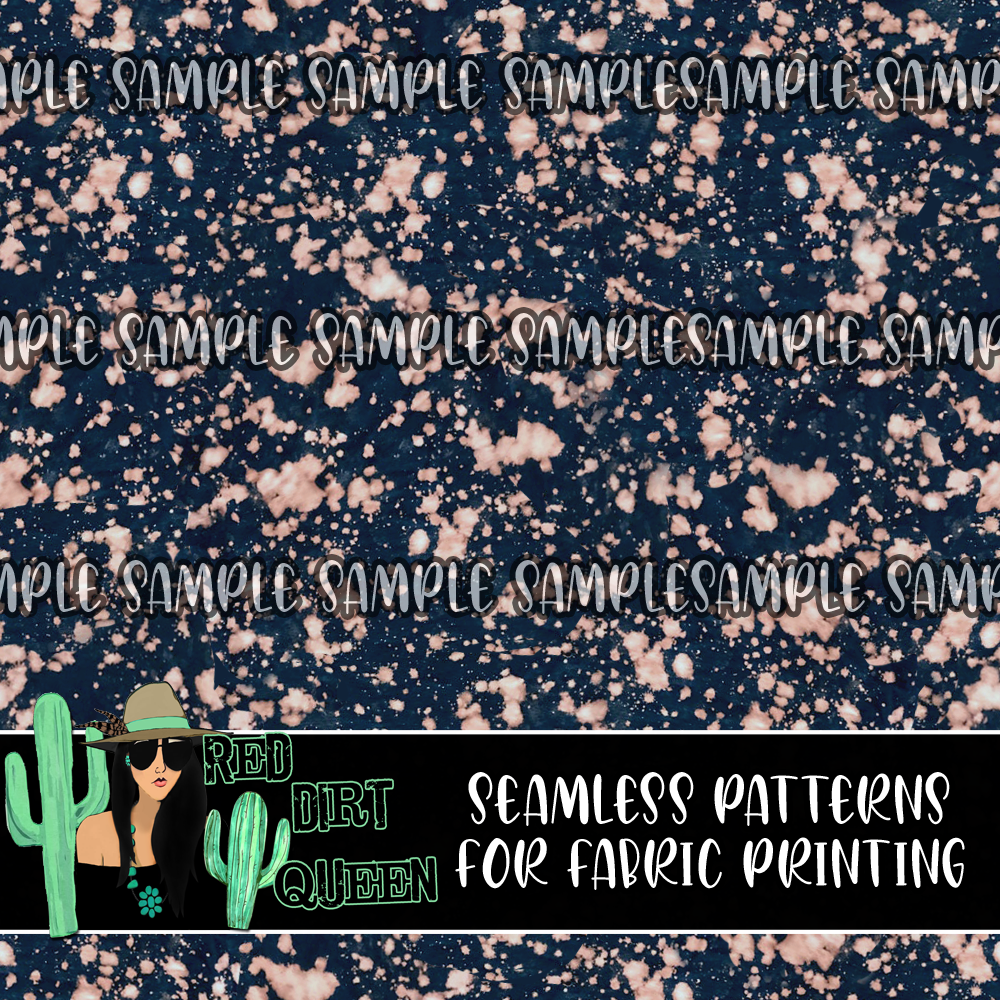 Seamless Pattern Bleached Effect
