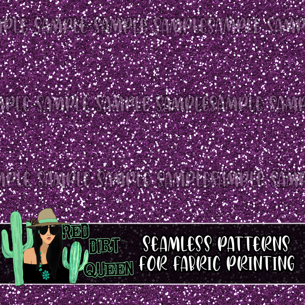 Seamless Pattern Purple Glitter