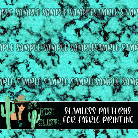 Seamless Pattern Textured Turquoise Stone