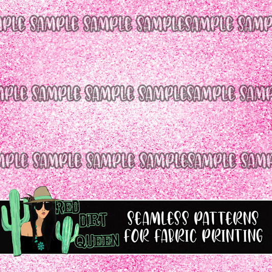 Seamless Pattern Bright Pink Glitter