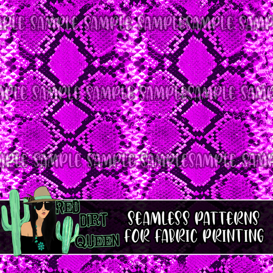 Seamless Pattern Purple Snake Stripe