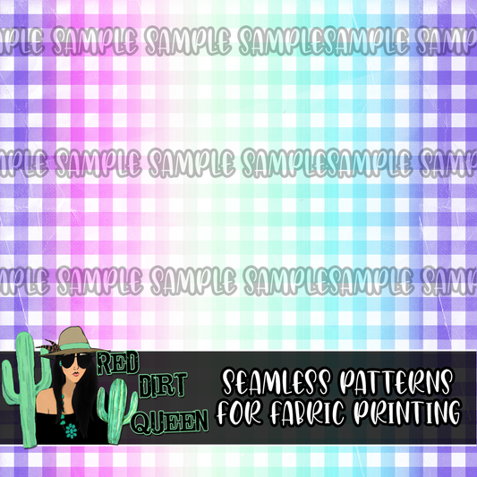 Seamless Pattern Ombre Plaid Purple