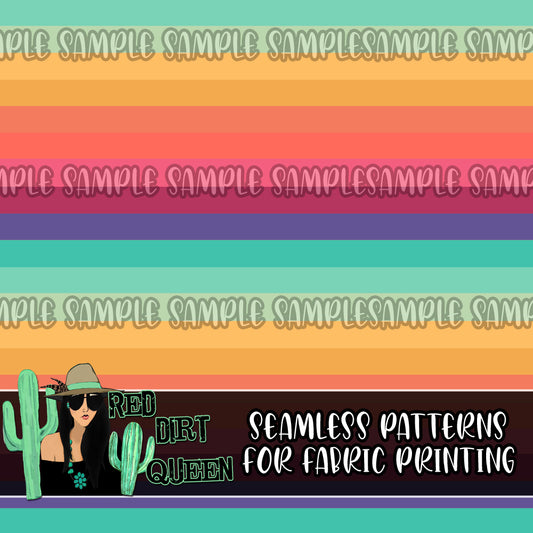 Seamless Pattern Rainbow Stripe
