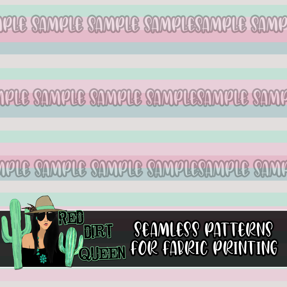 Seamless Pattern Spring Stripe
