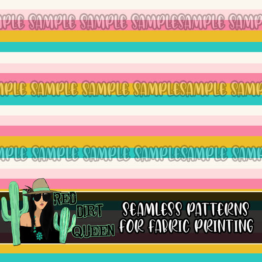 Seamless Pattern Sweet Stripe