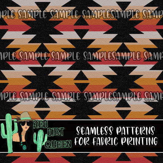 Seamless Pattern Aztec Stripe Sweater